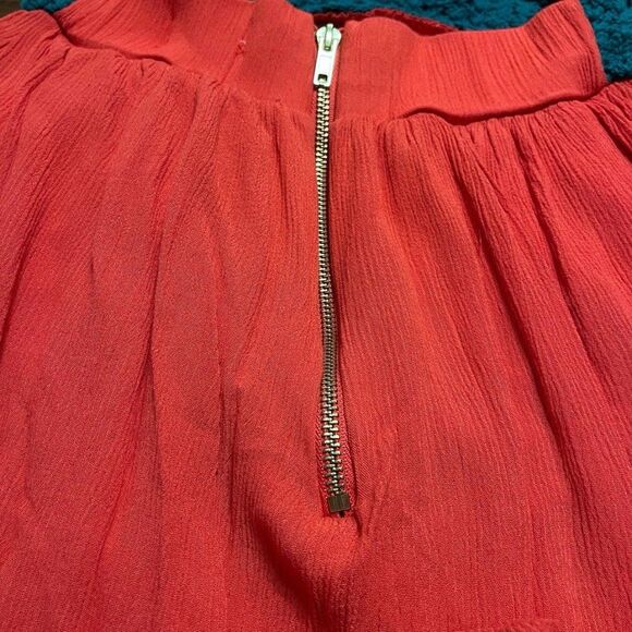 GIANNI BINI CROCHET HALTER MAXI DRESS Vibrant Color summer Summer Pop Sz S -GUC - Picture 8 of 9